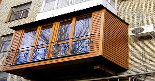 Внешняя отделка балкона Гагарин цена от 1024 руб. м/2.