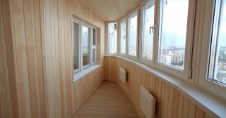 Отделка, остекление, утепление балконов в Гагарине от 205 руб. м/2.